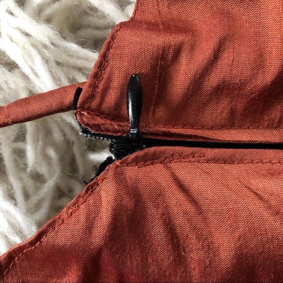 HANDMADE Raw Silk Crop Top, XS - Picture 4 of 12